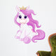 Cute Horse Princess Wall Decal