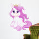 Cute Horse Princess Wall Decal