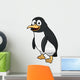 Vector illustration of Penguin cartoon Wall Decal