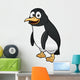 Vector illustration of Penguin cartoon Wall Decal