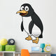 Vector illustration of Penguin cartoon Wall Decal