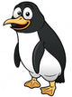 Vector illustration of Penguin cartoon Wall Decal
