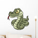 Vector Illustration of Cartoon Snake Wall Decal