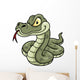Vector Illustration of Cartoon Snake Wall Decal