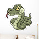 Vector Illustration of Cartoon Snake Wall Decal