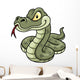 Vector Illustration of Cartoon Snake Wall Decal