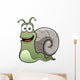 Vector illustration of snail cartoon Wall Decal