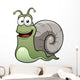 Vector illustration of snail cartoon Wall Decal