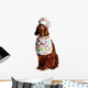 Irish Red Setter Dog in the Culinary Hat Wall Decal