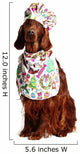 Irish Red Setter Dog in the Culinary Hat Wall Decal