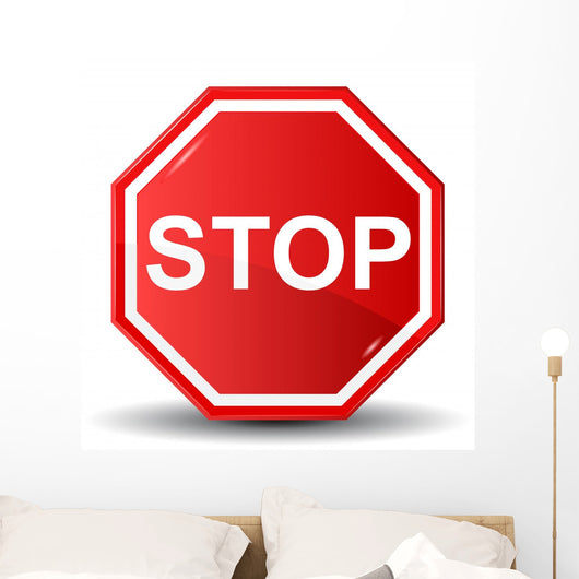 Vector Illustration Stop Sign