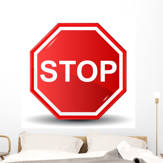 Vector Illustration Stop Sign