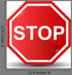 Vector Illustration Stop Sign