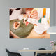 Clay Facial Mask in Beauty Spa Wall Mural