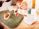 Clay Facial Mask in Beauty Spa Wall Mural