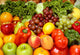Fresh Fruits and Vegetables Wall Mural