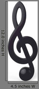 Note Treble Black Version