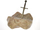 excalibur sword in a rock Wall Decal