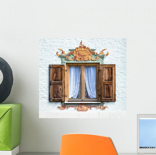 Bavarian Window Wall Mural