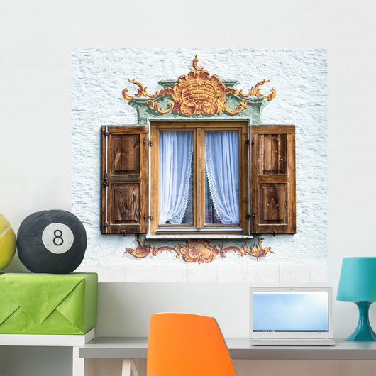 Bavarian Window Wall Mural