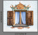 Bavarian Window Wall Mural