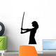 Girl with Katana Studio Wall Decal