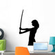 Girl with Katana Studio Wall Decal