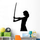 Girl with Katana Studio Wall Decal