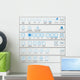 textile care symbols Wall Mural