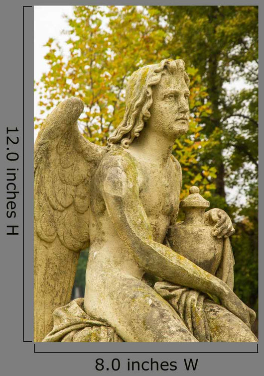 Angel Figure Tombstone