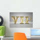 VIP Gold Letters Wall Decal