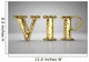 VIP Gold Letters Wall Decal