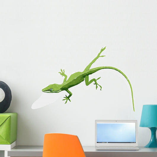 Anolis Lizard Green Wall Decal