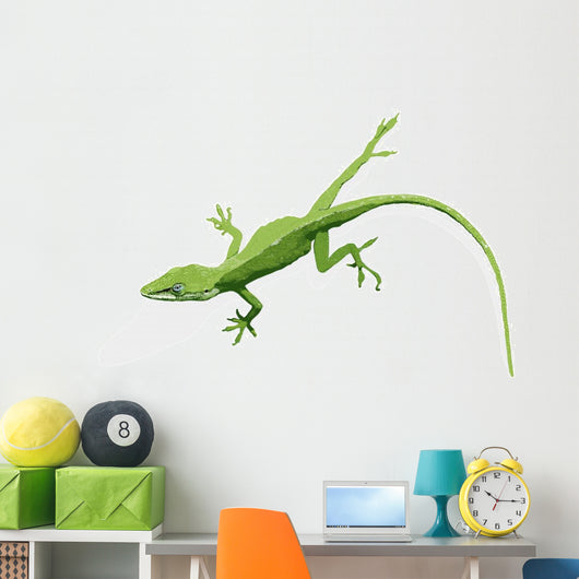 Anolis Lizard Green Wall Decal