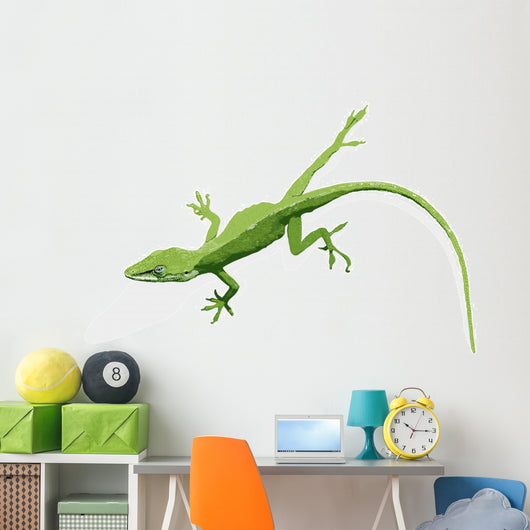 Anolis Lizard Green Wall Decal