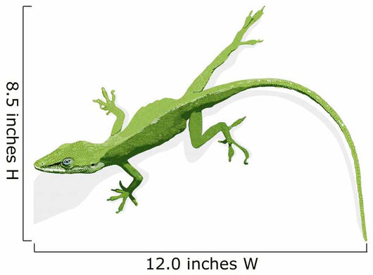 Anolis Lizard Green Wall Decal