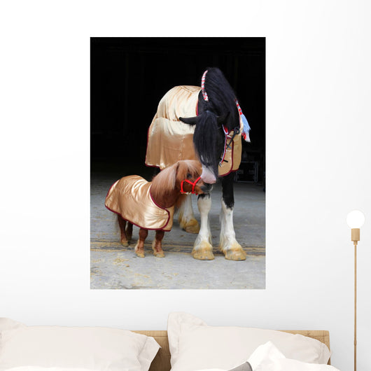 Giant and Shorty Wall Mural