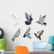 White Six Doves Wall Decal