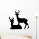 Deer Hunting Christmas Wall Decal