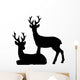Deer Hunting Christmas Wall Decal