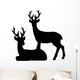 Deer Hunting Christmas Wall Decal