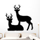 Deer Hunting Christmas Wall Decal