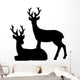 Deer Hunting Christmas Wall Decal