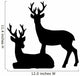 Deer Hunting Christmas Wall Decal
