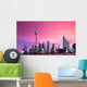 Shanghai - the skyline and the sunrise Wall Mural