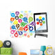 Social Media Wall Mural