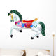 Carousel Horse White Wall Decal