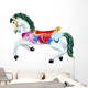 Carousel Horse White Wall Decal