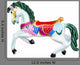 Carousel Horse White Wall Decal