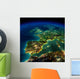 Night Earth. A piece of Europe - Spain, Portugal, France Wall Mural